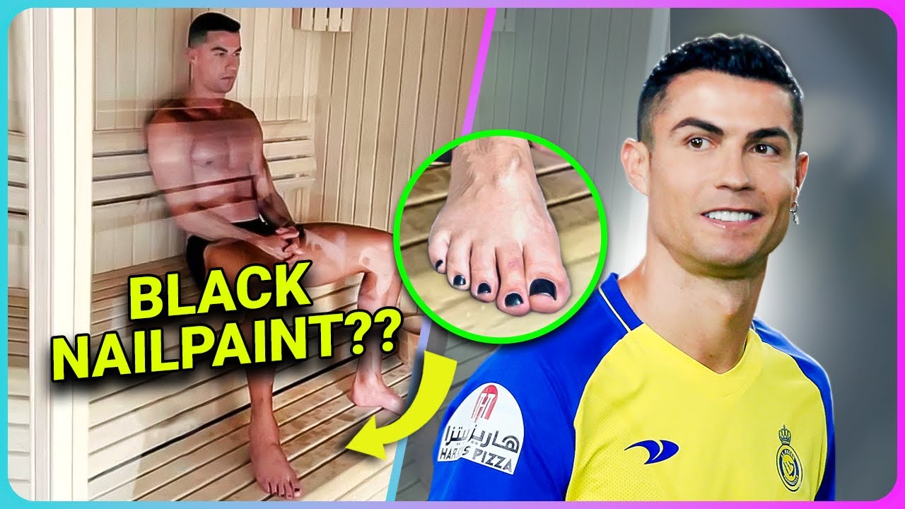 Why Does Cristiano Ronaldo Paint His Nails Black? FÚTBOL DE LUJO